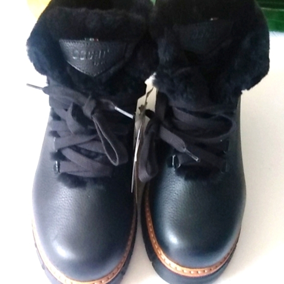 OSCAR SPORT HAND MADE ITALIAN LEATHER FUR LINED ANKLE BOOTS SIZE 6.5 NWT - Picture 9 of 14